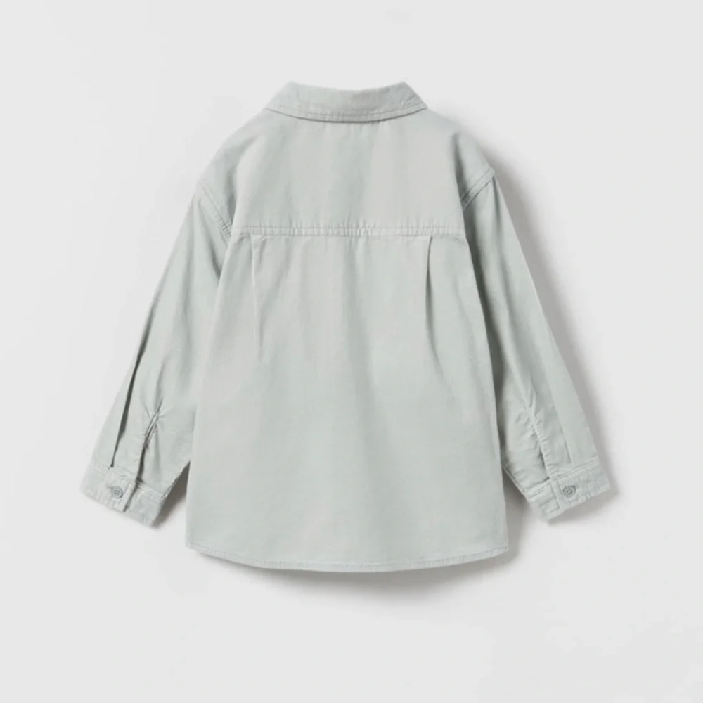 Zara Fine-Waled Pocket Shirt
